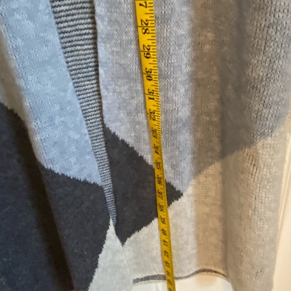 NWT Ruby Moon Boho Long Cardigan Duster Coat Sweater Size Small Blue - Picture 8 of 9